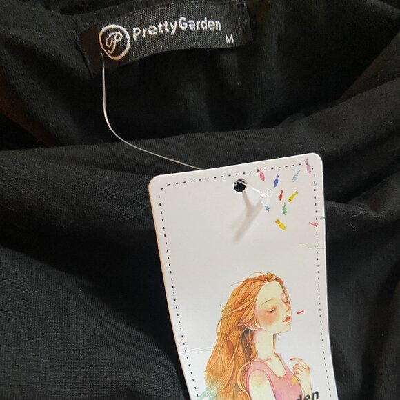 PRETTYGARDEN Women's Summer Sexy Off Shoulder Bubble Dress Medium NWT - Picture 4 of 6